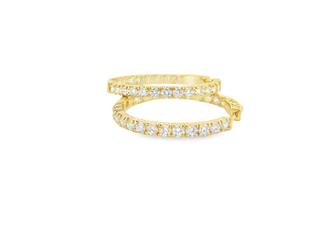 Elegant 14K Gold Hoop Earrings