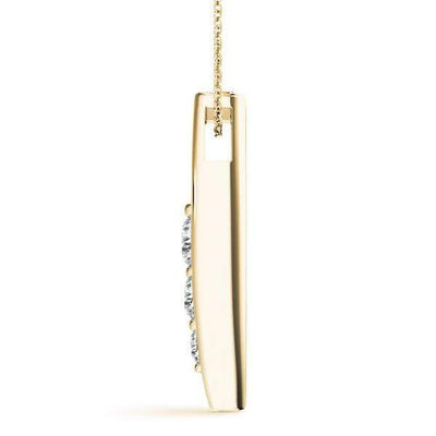 Check 3 Diamond Pendant- 0.25 Cttw | The Carat Lab