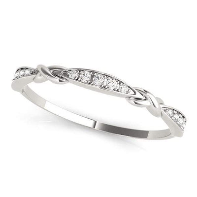 Eliptic Twist Diamond Ring | The Carat Lab