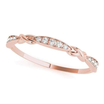 Eliptic Twist Diamond Ring | The Carat Lab