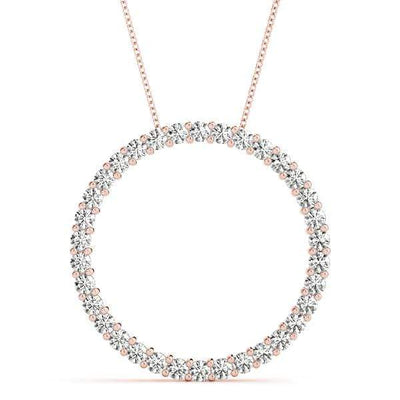 Circle of Love Diamond Pendant- 0.50 Cttw | The Carat Lab