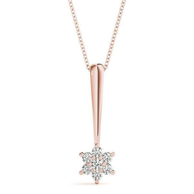 Snowflake Diamond Pendant | The Carat Lab