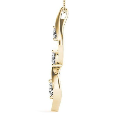 Sea Tangle 3 Diamond Pendant- 0.50 Cttw | The Carat Lab