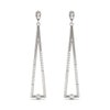 Abstract Drop Fashion Earrings- 0.25 Cttw