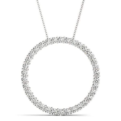 Circle of Love Diamond Pendant- 0.25 Cttw | The Carat Lab