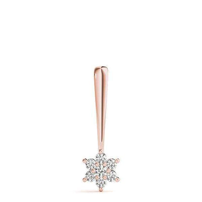 Snowflake Diamond Pendant | The Carat Lab