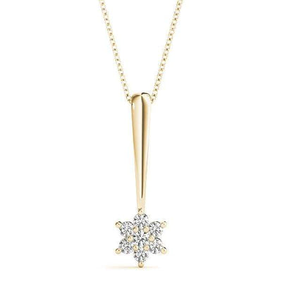 Snowflake Diamond Pendant | The Carat Lab